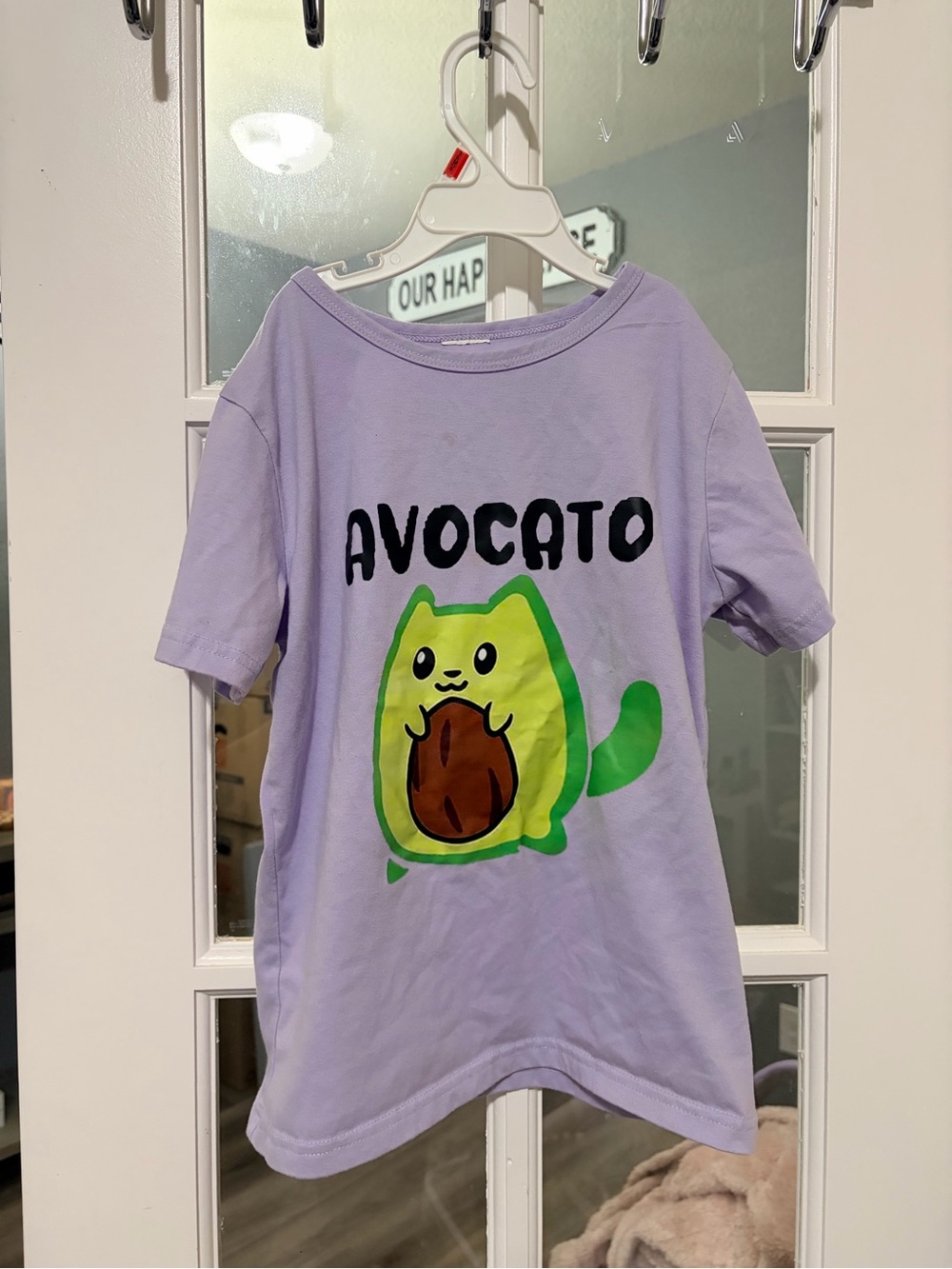 Kids Avocato Graphic Tee - Lavender